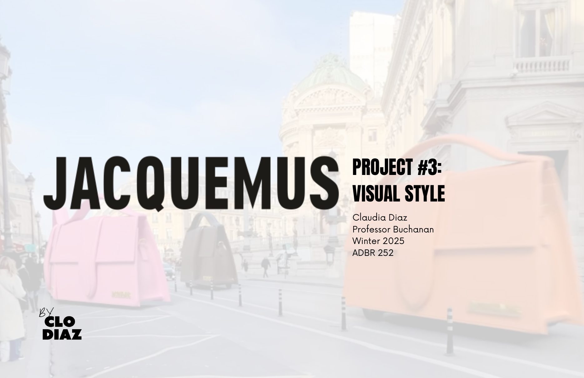 Jacquemus &mdash; full project, page 1