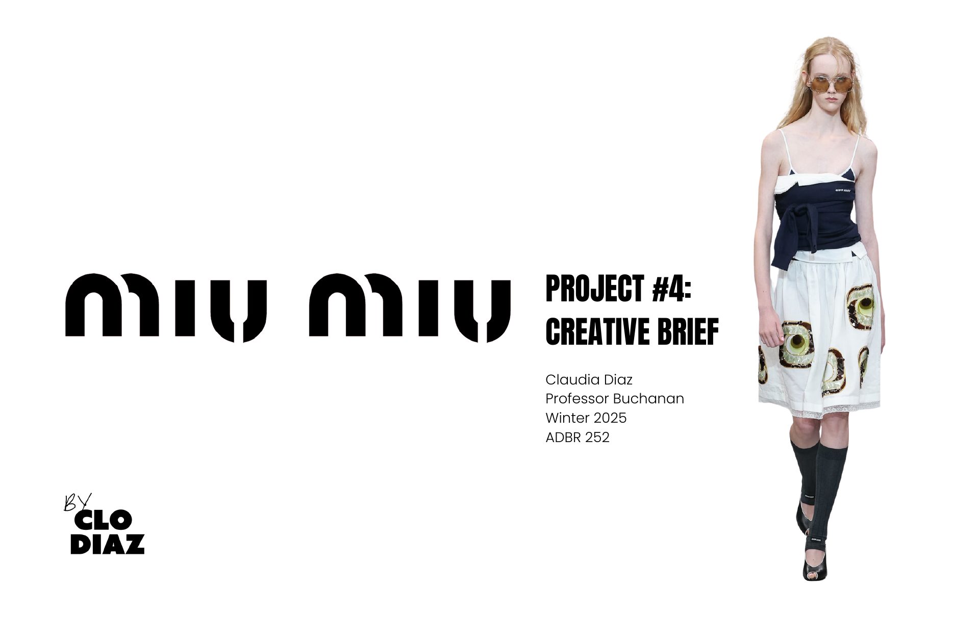 Miu Miu Creative Brief &mdash; full project, page 1