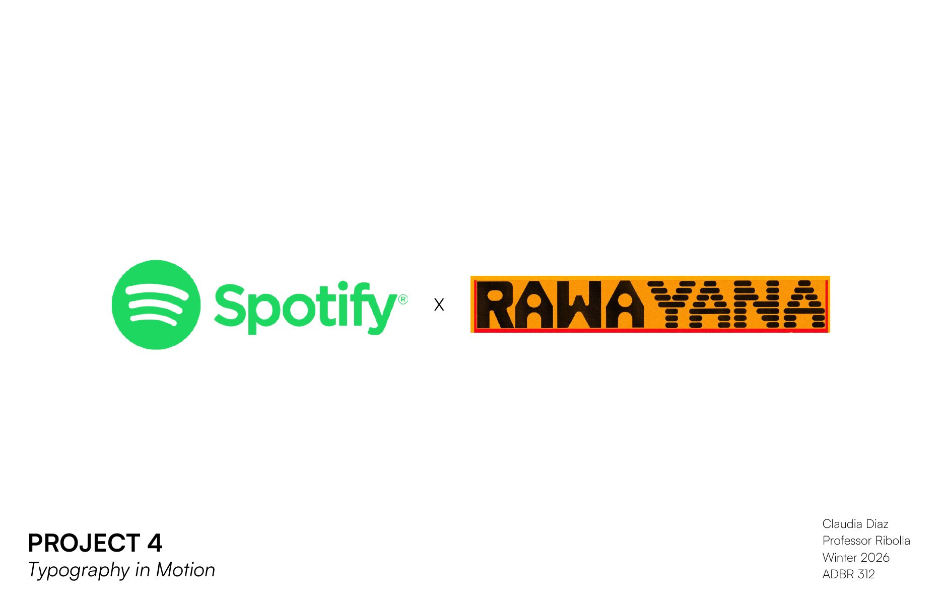 Spotify x Rawayana &mdash; full project, page 1
