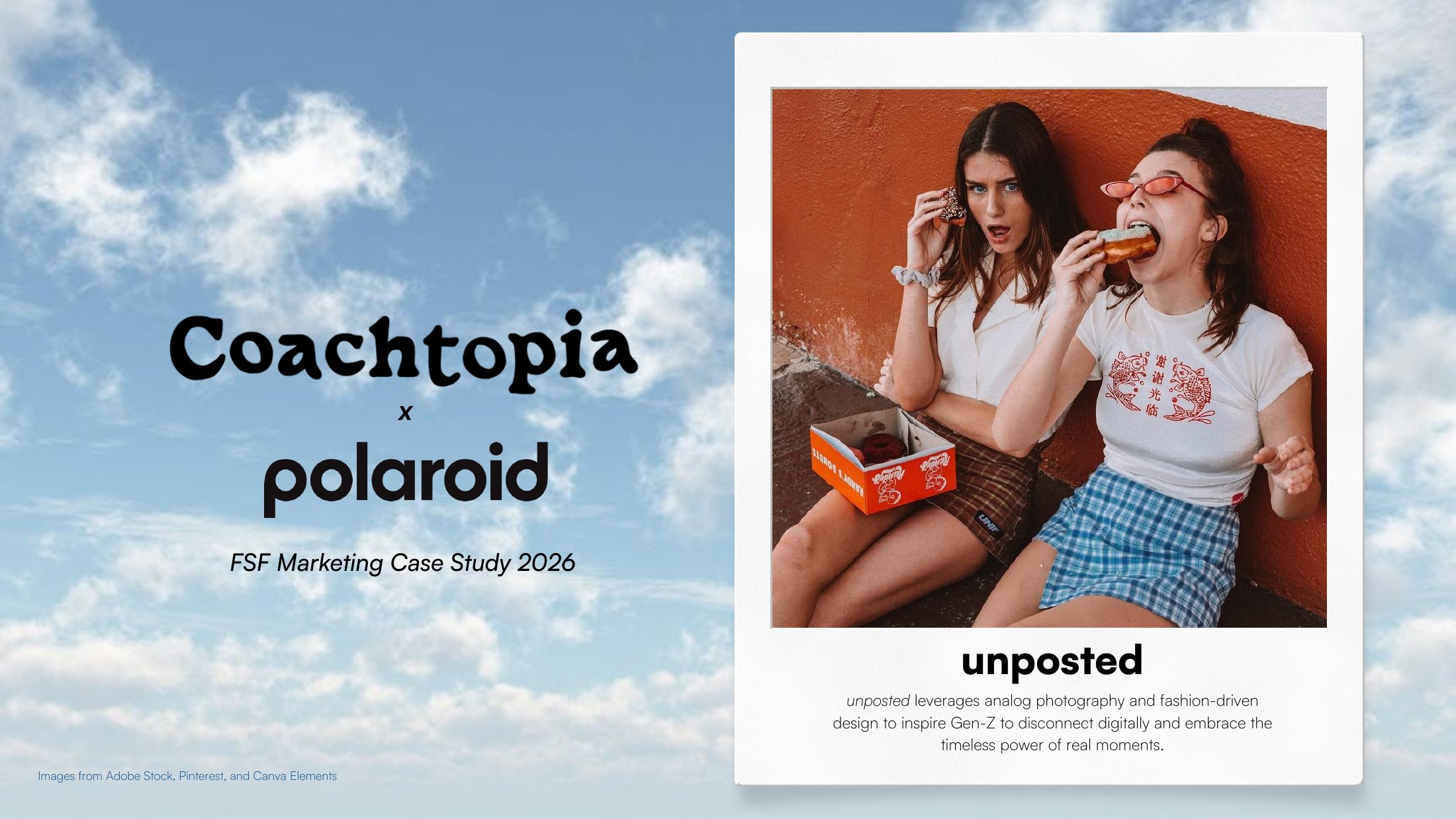 Coachtopia x Polaroid &mdash; full project, page 1