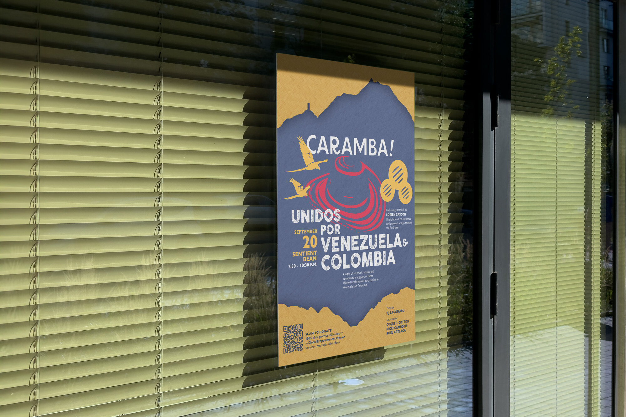 Event poster mockup