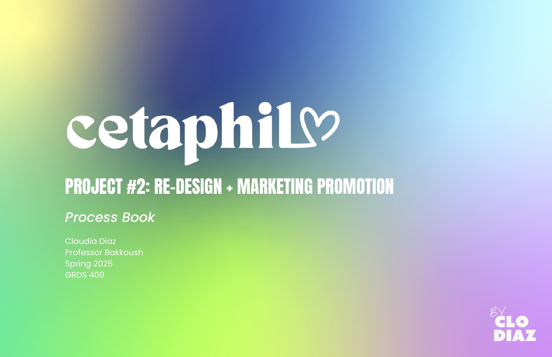 Cetaphil &mdash; full project, page 1