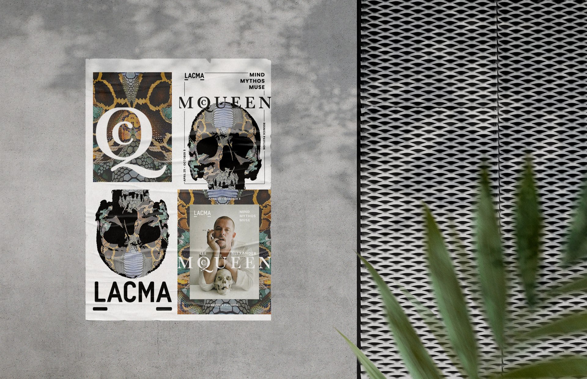 LACMA x McQueen Wild Postings &mdash; view 2