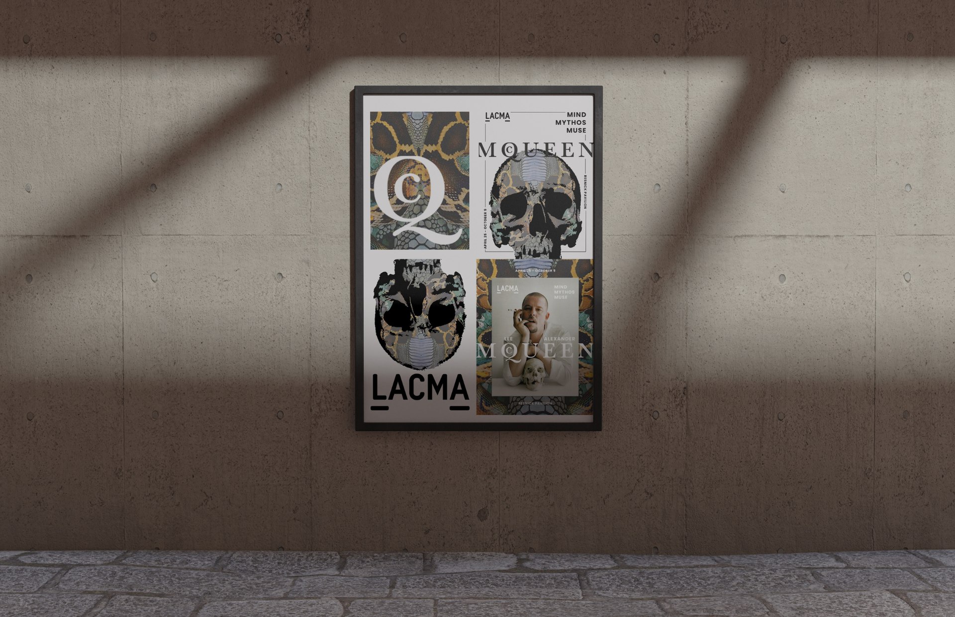 LACMA x McQueen Wild Postings &mdash; view 3