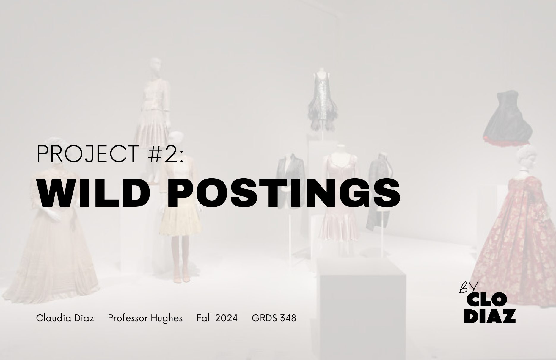 LACMA x McQueen Wild Postings &mdash; full project, page 1